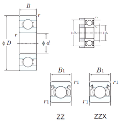 Bearing WML1506ZZX images