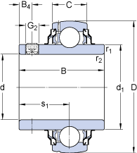 Bearing YAR 207-107-2RFGR/HV images