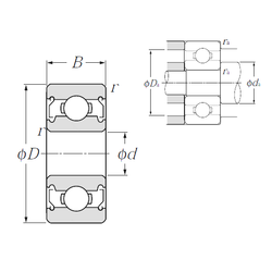 Bearing WBC2,5-7ZZA images