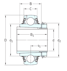 Bearing YSA210-2FK+HS2310 images