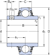 Bearing YAR 215-2F images