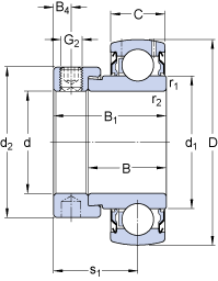 Bearing YET 205-100 images