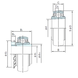 Bearing UK208+H2308 images