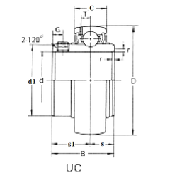 Bearing UC321 images