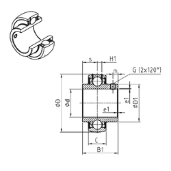 Bearing UC328 images