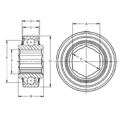 Bearing W208KRR8 images