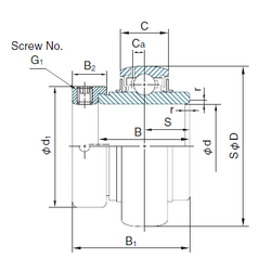 Bearing UG205+ER images