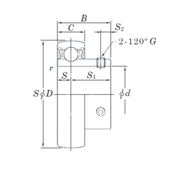 Bearing UCX17 images