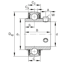 Bearing UC213-40 images