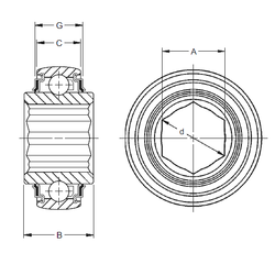 Bearing SBX0762LLMC4/L738Q1 images