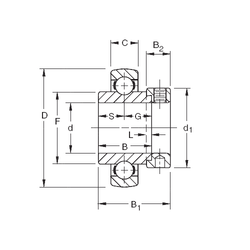 Bearing SMN407WB-BR images