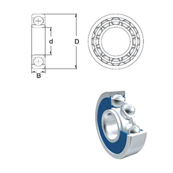 Bearing 16001-2RS images