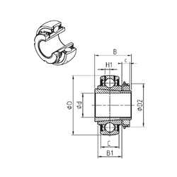 Bearing UK211+H-30 images