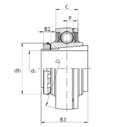 Bearing UK208+H2308 images