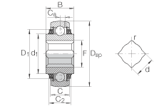 Bearing VK100-208-KTT-B-AH10 images