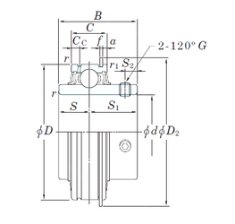 Bearing ER207-21 images