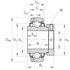 Bearing GE75-KRR-B images