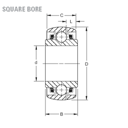 Bearing GW208PPB8 images