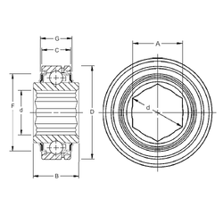 Bearing G206KPP4 images