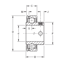 Bearing GYA112RR images