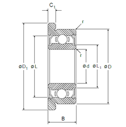 Bearing RIF-418ZZ images