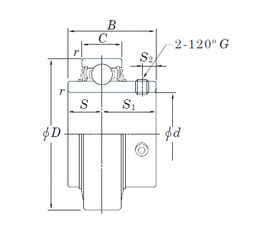 Bearing RB204-12 images