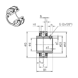 Bearing CUC207-22 images