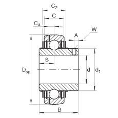 Bearing GYE35-KRR-B-VA images