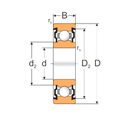 Bearing 6206-2Z images