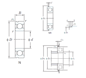 Bearing 6007NR images