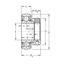 Bearing RAE50RRB images