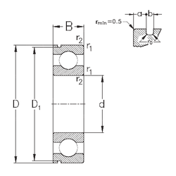 Bearing 6017-N images