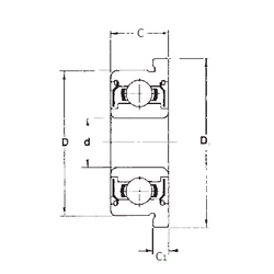 Bearing FR166ZZ images