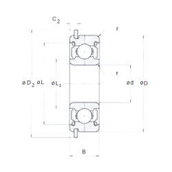 Bearing 607ZZNR images