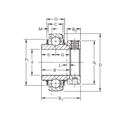 Bearing GN215KRRB images