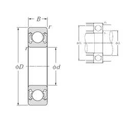 Bearing 6032ZZ images