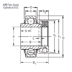 Bearing 1012KRR images