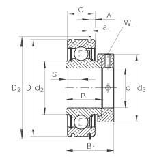 Bearing RAE35-NPP-NR images