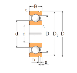 Bearing 6308N images