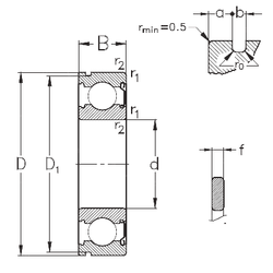 Bearing 6018-Z-NR images