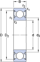 Bearing E2.6205-2RSH images