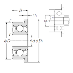 Bearing FL697ZZ images