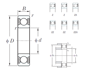 Bearing 6002ZZ images