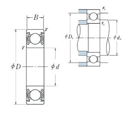 Bearing 6018ZZ images