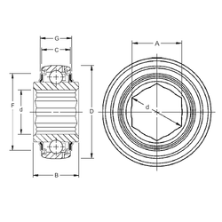 Bearing G207KPPB2 images