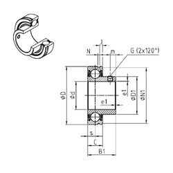 Bearing CUS204-12 images