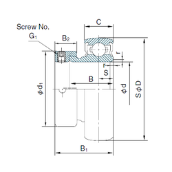 Bearing KH205AE images