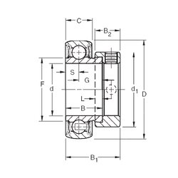 Bearing RAL015NPPB images