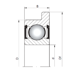 Bearing FL618/4 ZZ images