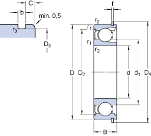 Bearing 206-ZNR images